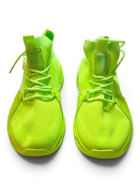 Neon Green Men's Athletic Sneakers